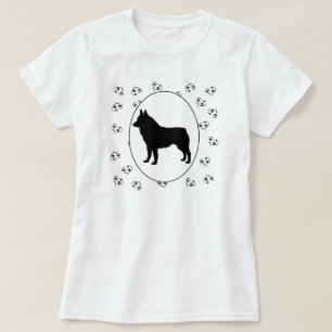 Schipperke Hearts en Pawprints T-shirt