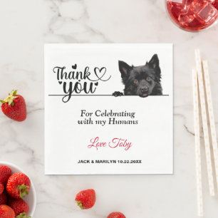 Schipperke Hond Papieren servetten