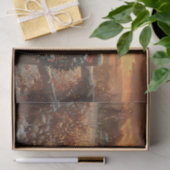 Schipperke Hond Rustieke Winter Decoupage Tissuepapier (Geschenk)