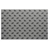 Schipperke Hondenras Silhouettes Patterned Stof (Fat Quarter)