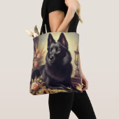 Schipperke Hondenschilderij Tote Bag (Dichtbij)