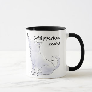Schipperke Hondenthee Cartoon Mok