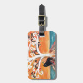 Schipperke houdt van spirituele boomschoonheid van bagagelabel (Voorkant verticaal)