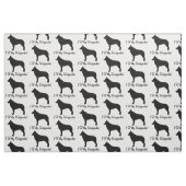 Schipperke in Silhouette Stof (Fat Quarter)