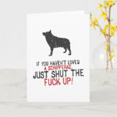 Schipperke Kaart (Gele Bloem)