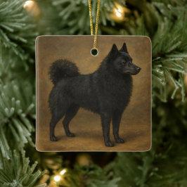 Schipperke Keramisch Ornament
