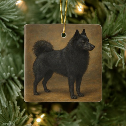 Schipperke Keramisch Ornament (Boom)