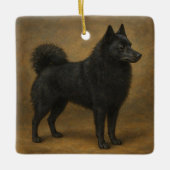 Schipperke Keramisch Ornament (Voorkant)