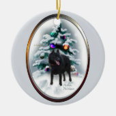 Schipperke Kerstboom Ornamenten (Voorkant)