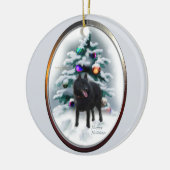 Schipperke Kerstboom Ornamenten (Links)