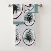 Schipperke Kerstmis Bad Handdoek (Insitu)