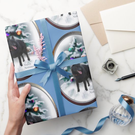 Schipperke Kerstmis Cadeaupapier (Geschenken)