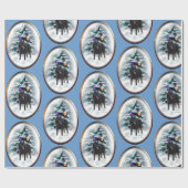 Schipperke Kerstmis Cadeaupapier (Vlak)