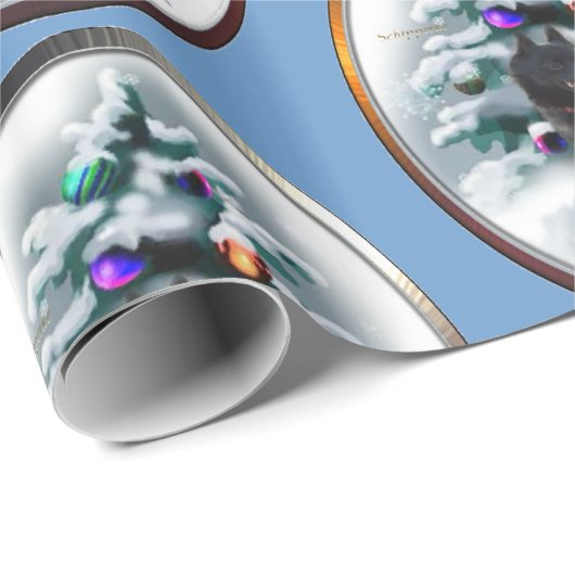 Schipperke Kerstmis Cadeaupapier (Rol Hoek)