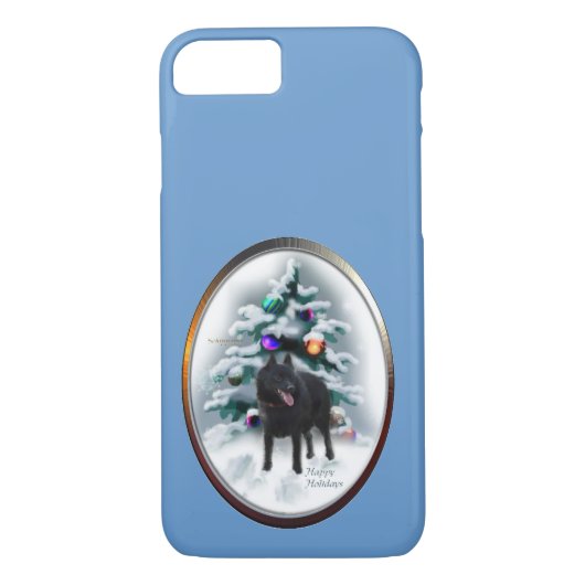 Schipperke Kerstmis Case-Mate iPhone Case (Achterkant)