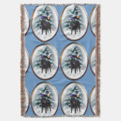 Schipperke Kerstmis Deken (Voorkant Verticaal)