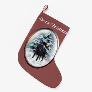 Schipperke Kerstmis Kleine Kerstsok