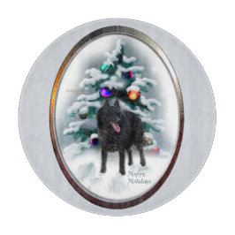 Schipperke Kerstmis Snijplank