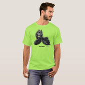 Schipperke Lets Play T-shirt (Voorkant volledig)