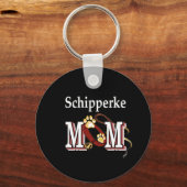 Schipperke MOM Gifts Sleutelhanger (Voorkant)
