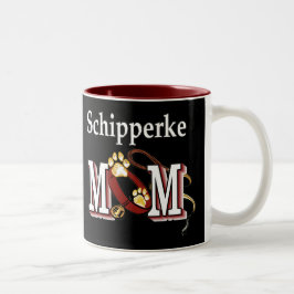 Schipperke MOM Gifts Tweekleurige Koffiemok