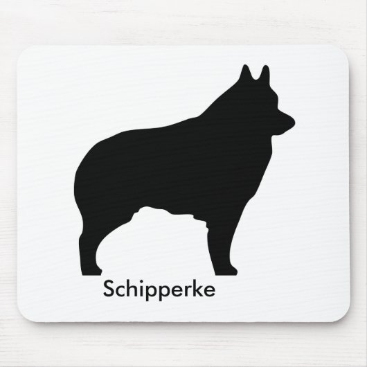 Schipperke Mousepad Muismat (Voorkant)