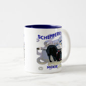 Schipperke Moxie Tweekleurige Koffiemok (Voorkant rechts)