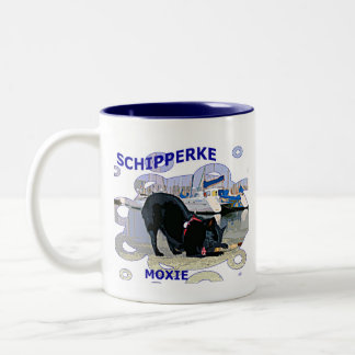 Schipperke Moxie Tweekleurige Koffiemok