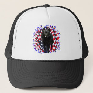 Schipperke Patriot Trucker Pet