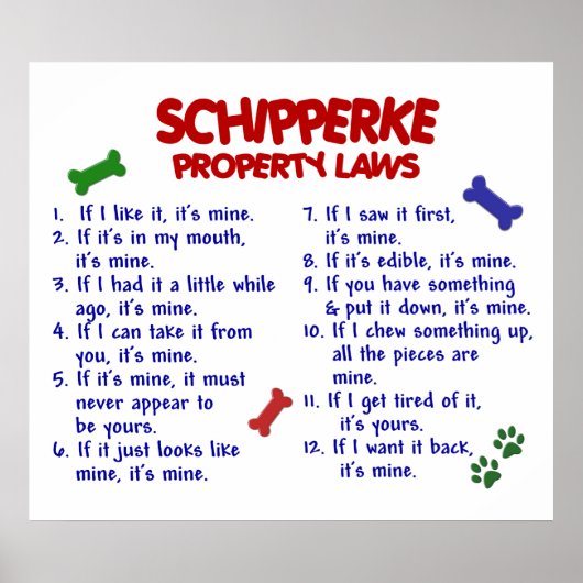 SCHIPPERKE PL2 POSTER (Voorkant)