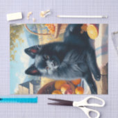 Schipperke Puppy Schilderij Tissuepapier (Craft)