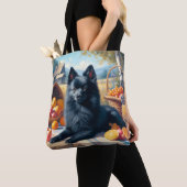 Schipperke Puppy Schilderij Tote Bag (Dichtbij)