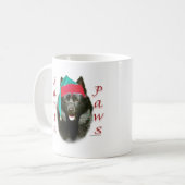 Schipperke Santa Paws Koffiemok (Voorkant links)