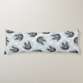 Schipperke Schilderen Zwart Schattige Originele Ho Lichaamskussen (Voorkant)