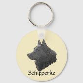 Schipperke Sleutelhanger (Voorkant)