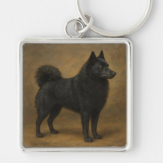 Schipperke Sleutelhanger (Voorkant)