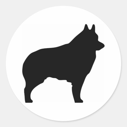 Schipperke Sticker 1 (Voorkant)