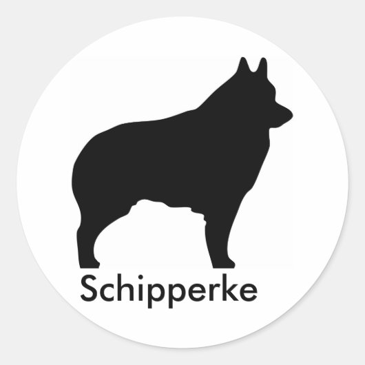 Schipperke Sticker 2 (Voorkant)