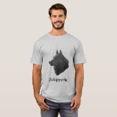 Schipperke T-shirt (Voorkant volledig)
