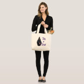 Schipperke Trick Grote Tote Bag (Voorkant (model))