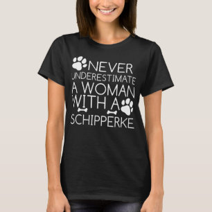 Schipperke Women Hondenliefhebber Mistress Dogs T-shirt