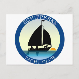 Schipperke Yacht Club Briefkaart