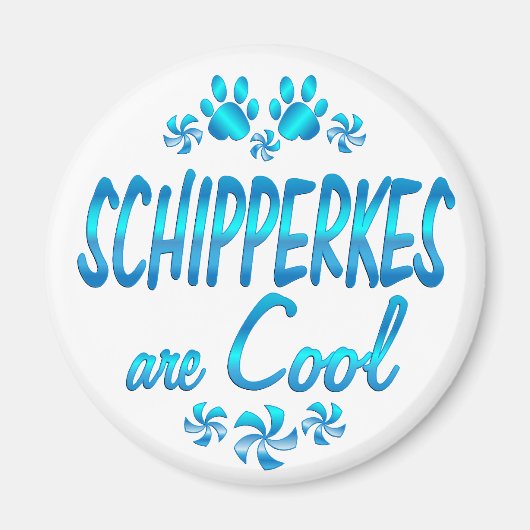 Schipperkes zijn Cool Magneet (Voorkant)