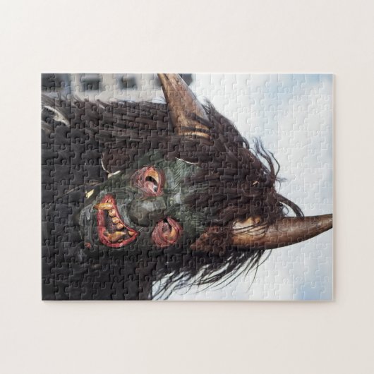 Schirga Krampus Legpuzzel (Horizontaal)