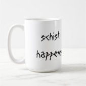 Schist gebeurt koffiemok (Links)