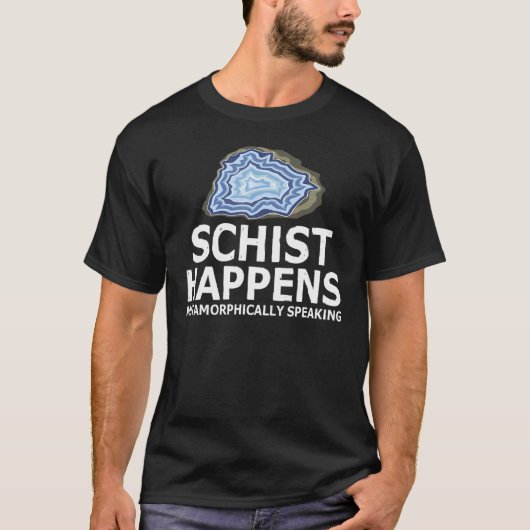 Schist gebeurt metamorfose bij Rock Colle T-shirt (Voorkant)