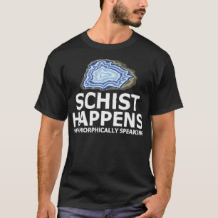 Schist gebeurt metamorfose bij Rock Colle T-shirt