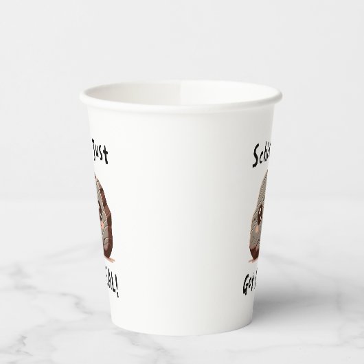 Schist Got Real - Nerdy Rock Pun - Gefeliciteerd/G Papieren Bekers (Links)