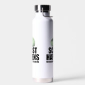 Schist Happens Geoloog Mineraal Geode Rock Collect Waterfles (Links)