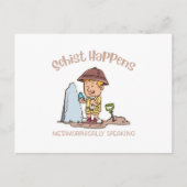 Schist Happens Metamorphically Speaking Briefkaart (Voorkant)